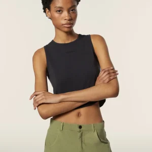 Top Cropped slim fit in jersey stretch