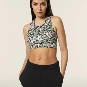 Reggiseno Sportivo fantasia maculata colorata
