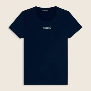 T-shirt slim fit in D.I.W.O.® traspirante con logo