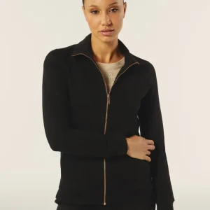 F4WSLS15_N_-_02.jpgv1751625624 Felpa in viscosa con zip e collo alto e cuciture decorative