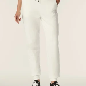 Pantalone donna in felpa con vita e fondo in costina