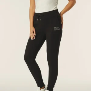 Pantalone donna slim fit con tasche applicate e maxi polsini