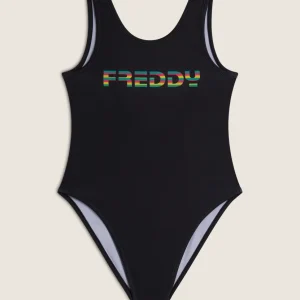 Body Bambina in tessuto tecnico con Logo FREDDY Colorato