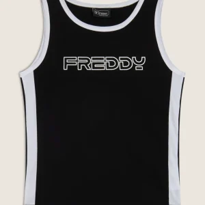 Canotta Sportiva Bambina/Bambino con Bande a contrasto