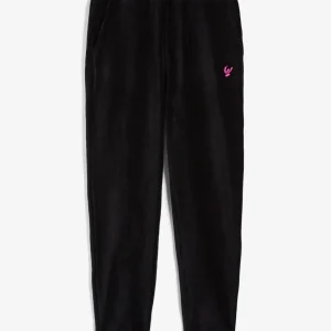 Pantaloni bambina in velluto a coste con elastico sul fondo