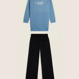 Pantaloni sportivi Bambina gamba ampia con spacchi laterali