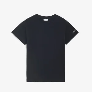 T-shirt da bambina regular fit con logo sulla manica