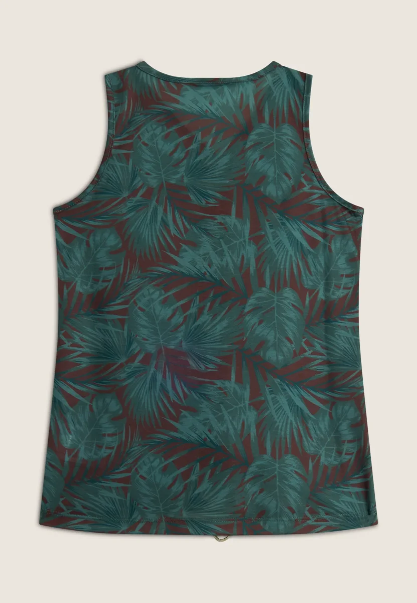 Canotta Bambina con Stampa Tropicale e Coulisse – Image 2