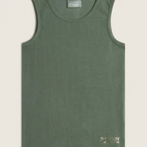 Canotta Slim Fit Bambina con Logo FREDDY Dorato