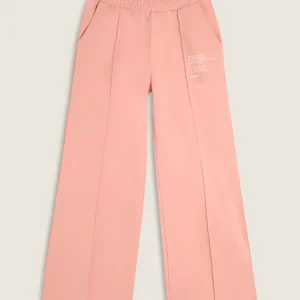 Pantaloni sportivi gamba ampia con stampa laterale