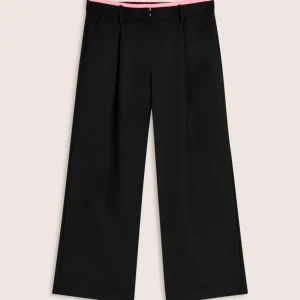 FR2160_2F5001_-_06.jpgv1758537328 Pantaloni bambina wide leg con strass e dettagli a righe