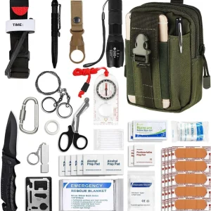 Trousse de Secours et Survie vert armée