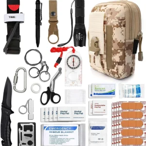 Trousse de Secours et Survie camouflage désert digital