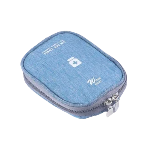 Pochette Trousse de Secours bleu