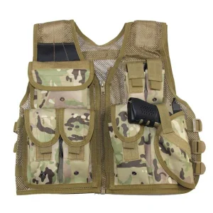 Gilet Style Militaire camouflage