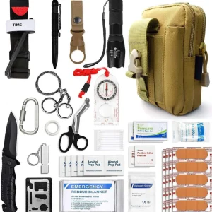 Trousse de Secours et Survie kaki