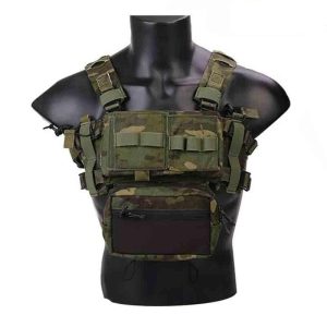 Gilet Molle vert camouflage