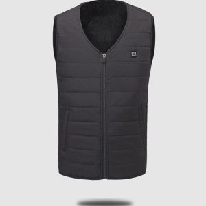 Gilet noir chauffant