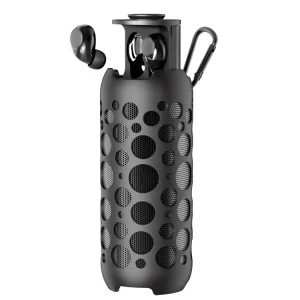 Enceinte Bluetooth 2en1 TWS 15W lumineuse - Inclus écouteurs sans fils Edition MixParty- Noir