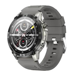 Montre connectée AMOLED  NASA GPS edition Ultra Pro  . écran couleur haute définition de 1,43 pouce - (avec bracelet silicone) coleur Gris