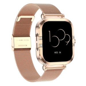 Montre connectée AMOLED- Edition Véga  (avec bracelet milanais) couleur Or