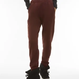 Pantaloni joggers in felpa invernale con elastico logato