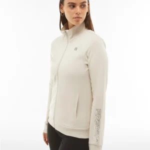 LILY_Z40_-_02.jpgv1751626848 Felpa interlock collo alto e zip con stampa sulla manica