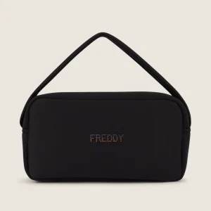 Borsa a spalla in neoprene con logo FREDDY in strass