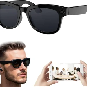 Lunettes intelligentes multifonctions NASA  édition . FUSION transmission Wi-Fi, Bluetooth  Microphone Et Haut-Parleur Intégré