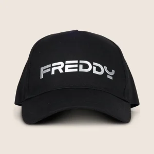 Cappellino Baseball con visiera in canvas e logo FREDDY