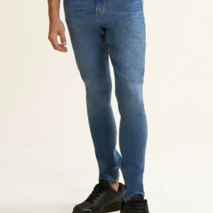 Jeans 5 Tasche Uomo Slim Fit in Bull Denim Elasticizzato