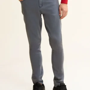 P2471RF414_B109_-_02.jpgv1751625705 Jeans 5 Tasche Uomo Slim Fit Effetto Used in Bull Denim