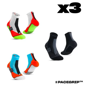 Pack 3 paires RUN-R Grip