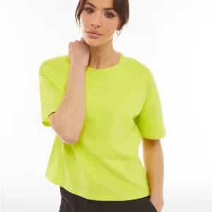 T-shirt da donna comfort fit in jersey leggero