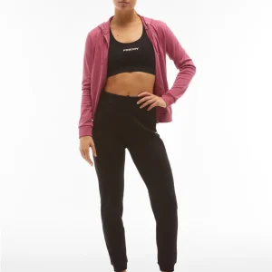 Tuta sportiva in interlock con felpa cappuccio e zip