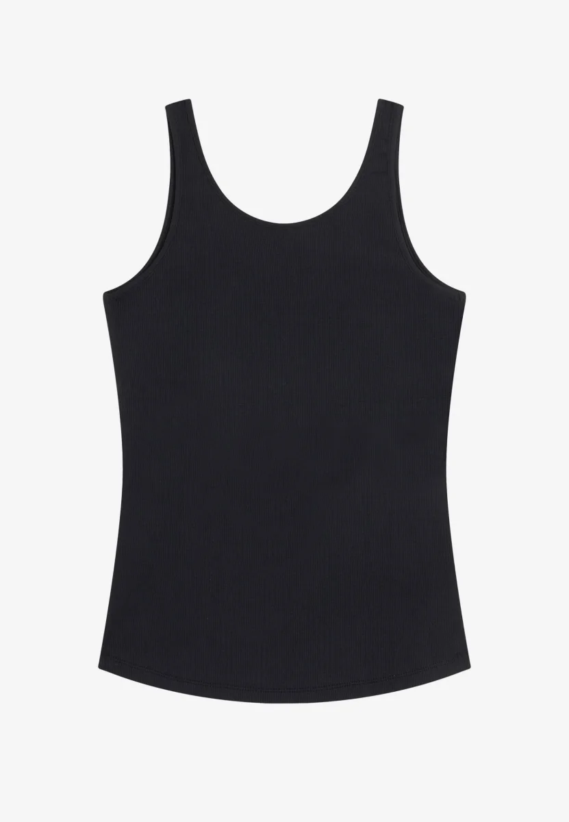 Canotta in cotone elasticizzato con ampio scollo posteriore – Image 5