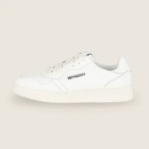 Sneakers in pelle stile basket