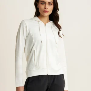 S25WCRS3_W99_-_02.jpgv1756872327 Felpa in jersey con zip e cappuccio TIME TO SHINE