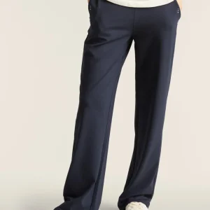 Pantaloni Comfort Fit con gamba dritta e Dettagli in Strass