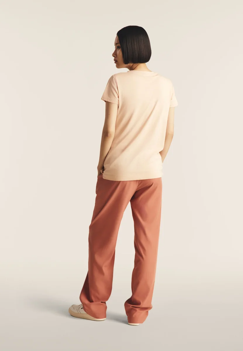 T-Shirt in jersey modal con Logo Strass – Image 2