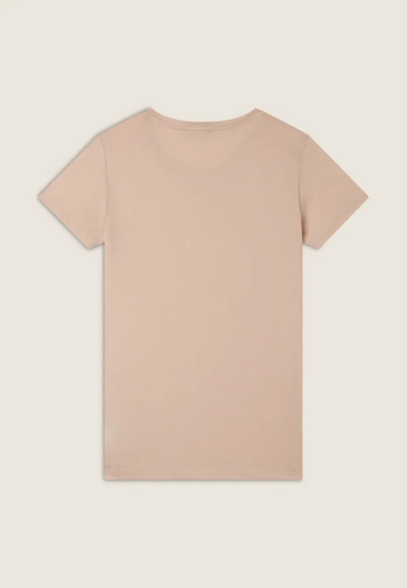 T-Shirt in jersey modal con Logo Strass – Image 6