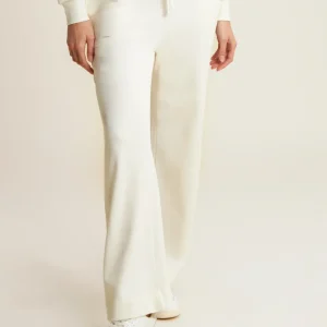 Jogger regular fit in french terry con gamba ampia