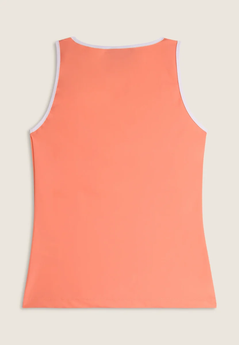 Canotta Slim in Tessuto tecnico con bordature a contrasto – Image 9