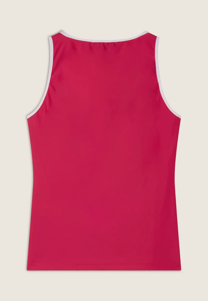 Canotta Slim in Tessuto tecnico con bordature a contrasto – Image 6