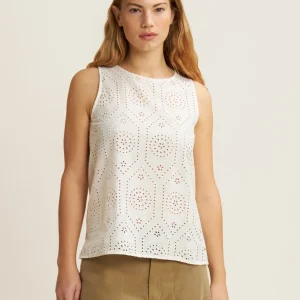 Canotta con fondo svasato e fronte Sangallo