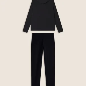 Tuta donna con zip, cappuccio e dettagli animalier