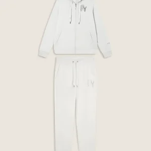 Tuta donna in French Terry Modal con zip e cappuccio