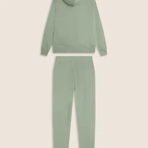 Tuta donna con zip, cappuccio e dettagli zebra multicolor