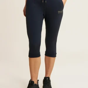 Pantaloni sportivi lunghezza capri in jersey