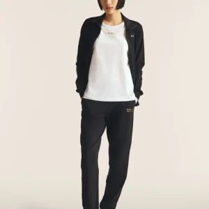 Canotta in jersey con stampa floreale sulle spalle